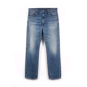 Levi's 505 Mens Regular Fit Straight Leg Blue Jeans Size 38x30